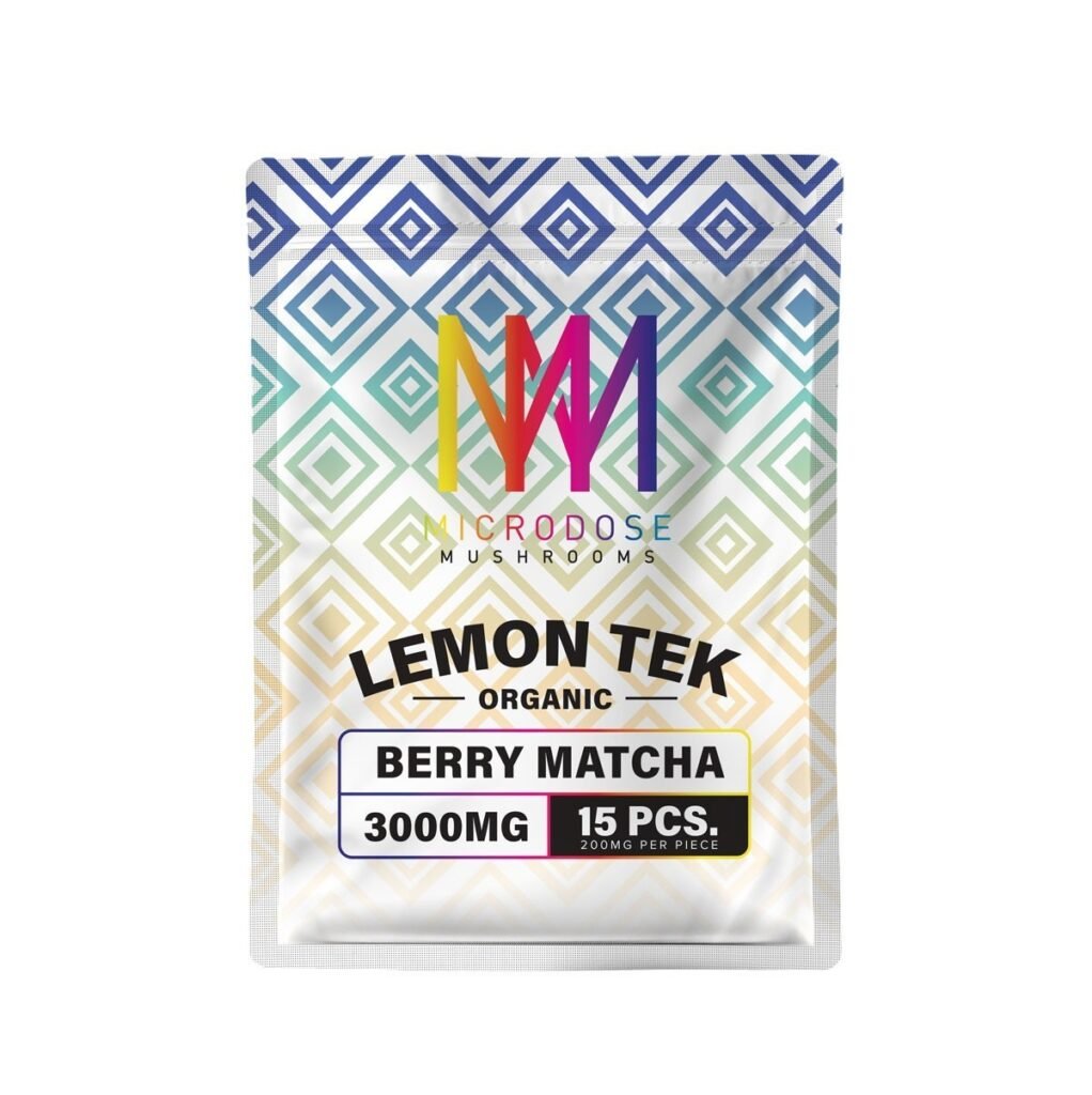 Berry Matcha Magic Mushroom Gummies | Lemon Tek Mushroom Gummies