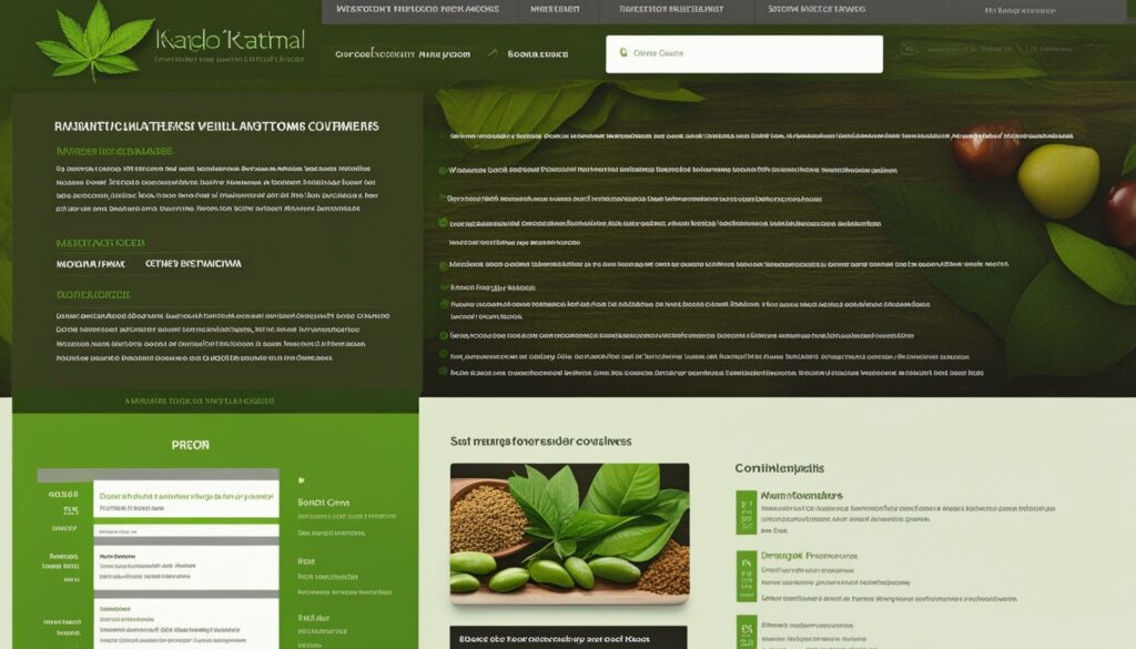 kratom vendor website quality