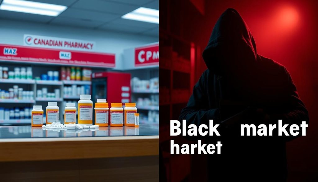 Comparison of legitimate pharmacy versus black market steroid sources in Canada
