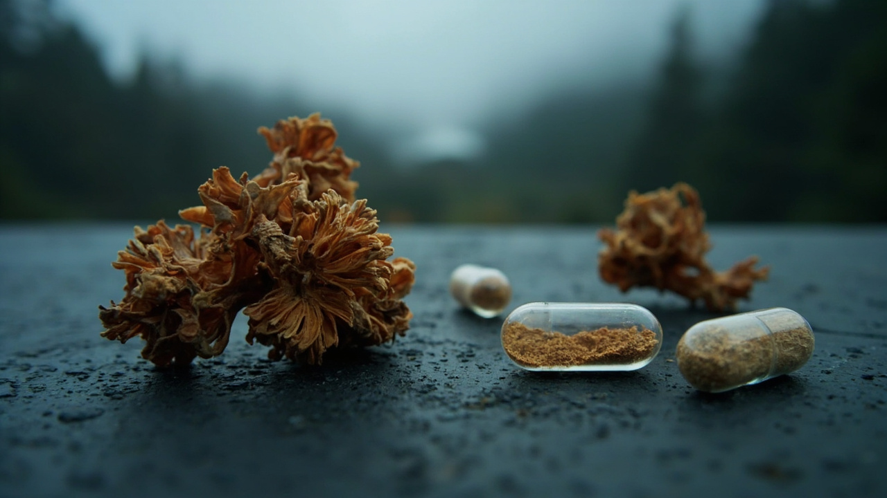 Dried magic mushrooms ready for discreet delivery across Vancouver and the Lower Mainland